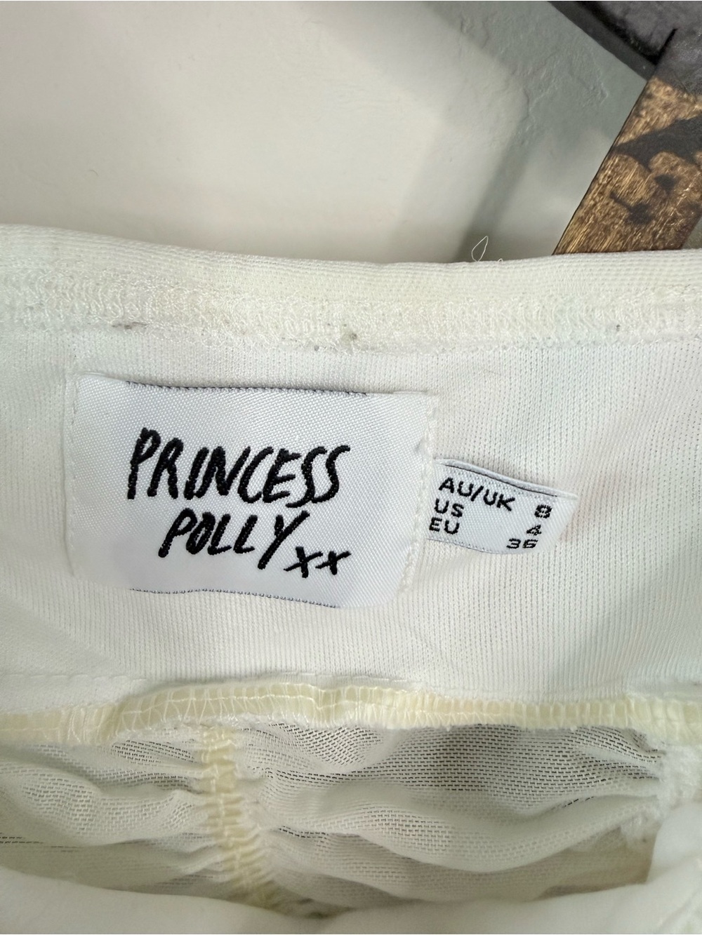 Princess Polly Cream Ruched Spaghetti Strap Camisole - Picture 4 of 5